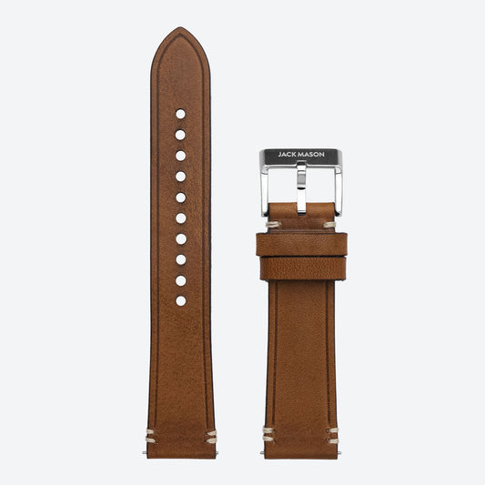 20mm Tan Leather Strap