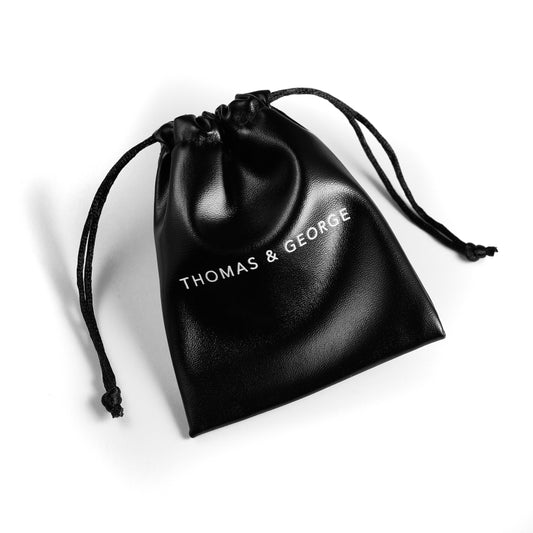 Thomas & George Herren Armband aus 8mm Achat und Tigerauge in Erdtönen