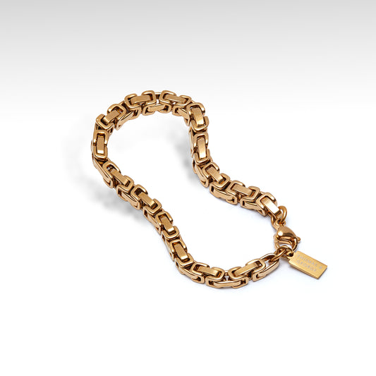 Bracelet en or Thomas & George Square avec boucle élégante