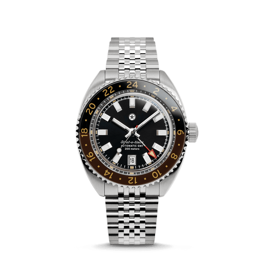 Strat-o-timer GMT: Espresso