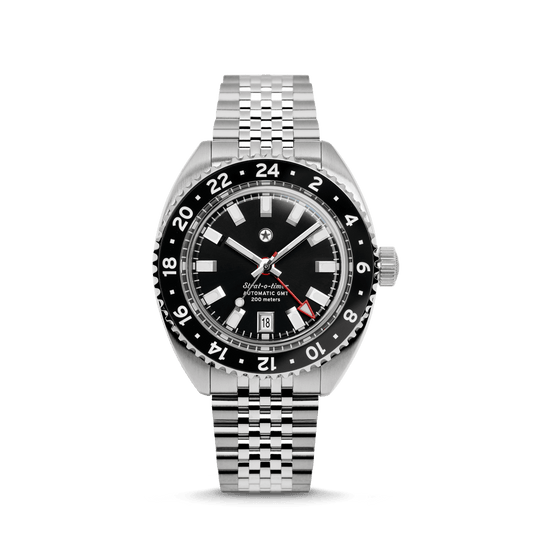 Strat-o-timer GMT: Black Tie