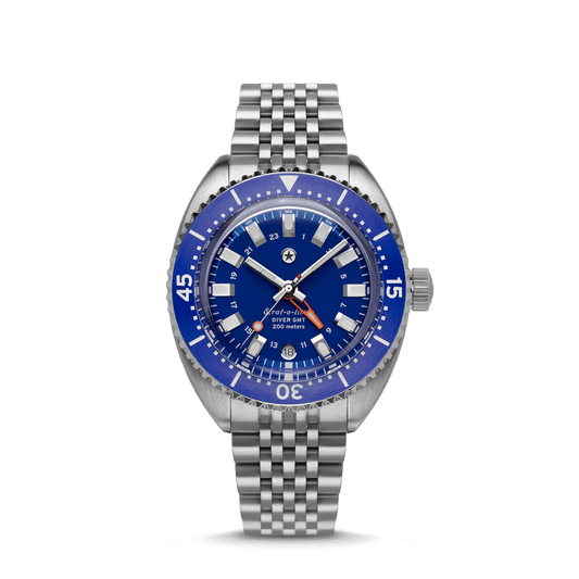 Strat-o-timer Titanium Diver GMT: Cobalt