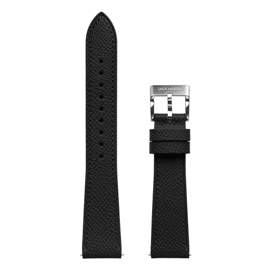 20mm Epsom Black Strap