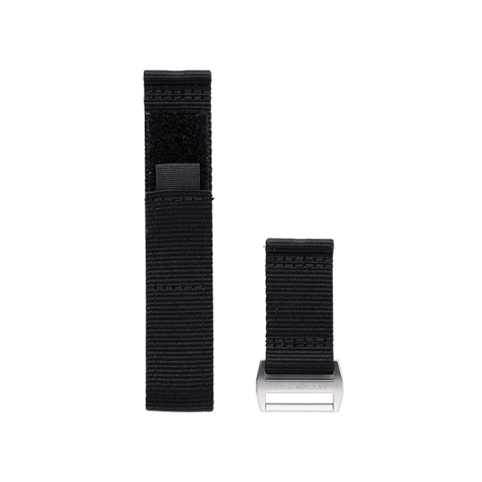 20mm Black Hook & Loop Strap