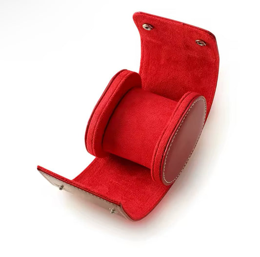 Premium Watch Travel Case Set - Red