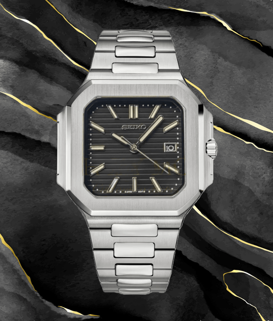 Seiko Mod Cubitus Silver Black