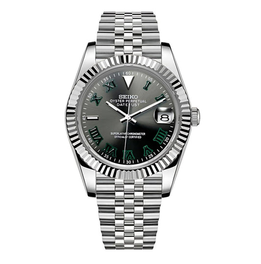 Seiko Mod Datejust Classic Wimbledon