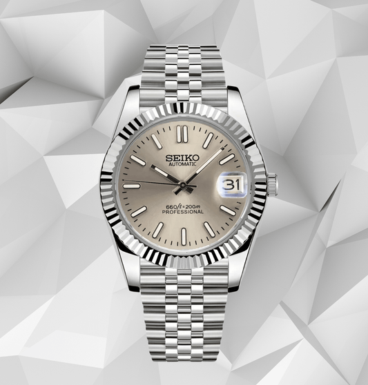 Seiko Mod Datejust Classic Bronze