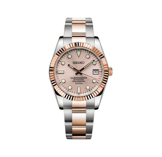 Seiko Mod Datejust Pink Panther