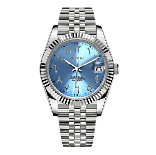 Seiko Mod Datejust Tiffany Arabic