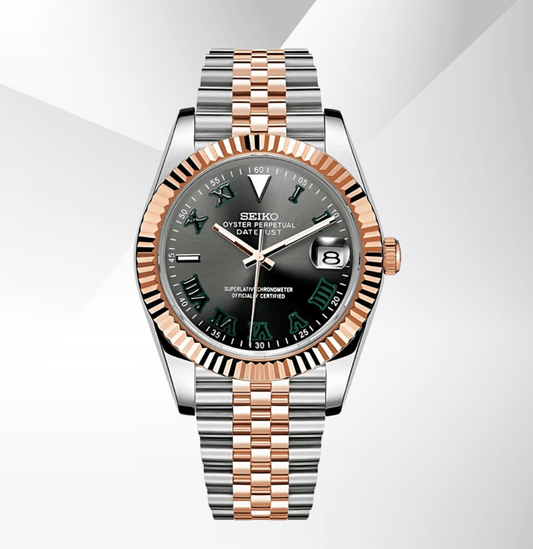 Seiko Mod Datejust Wimbledon Two-Tone