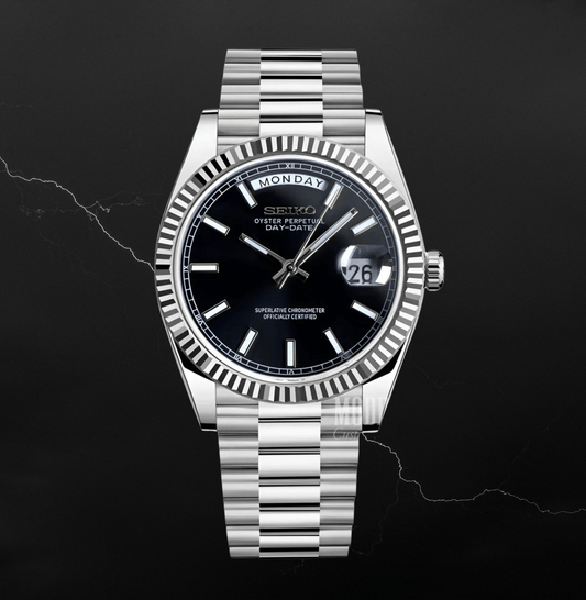 Seiko Mod Day-Date Classic Black