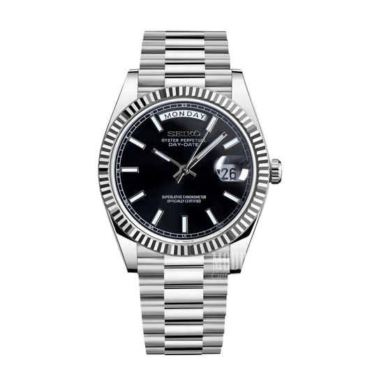 Seiko Mod Day-Date Classic Black