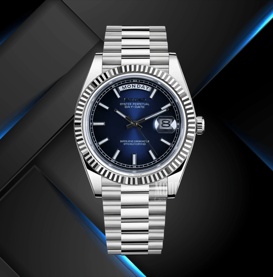 Seiko Mod Day-Date Classic Blue