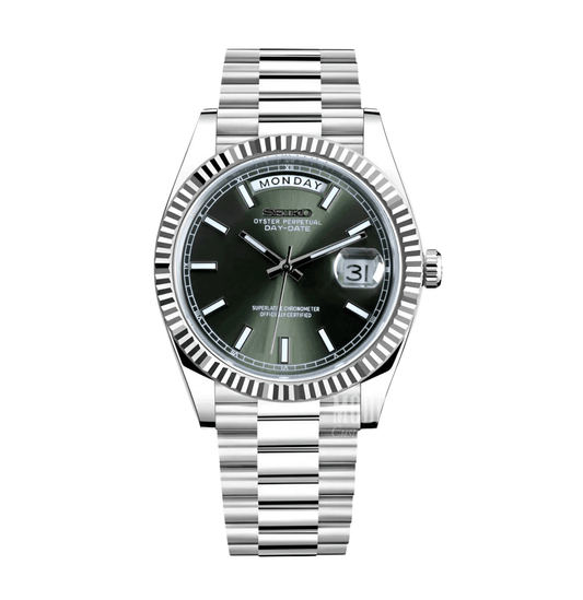 Seiko Mod Day-Date Classic Olive Green
