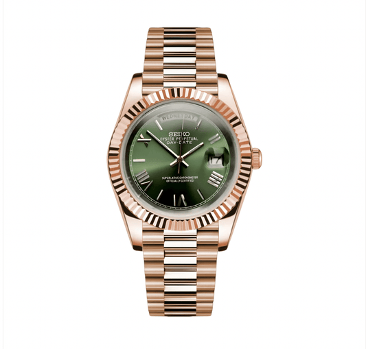 Seiko Mod Day-Date Mint Green