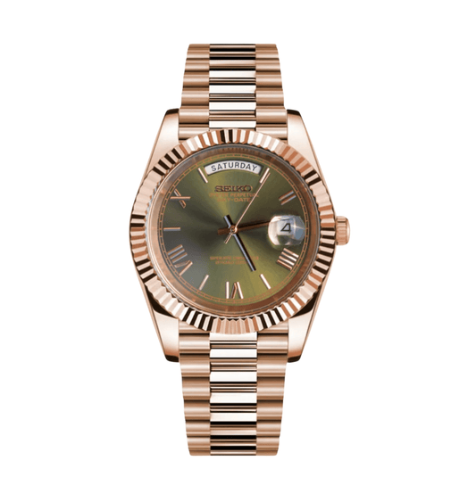 Seiko Mod Day-Date RG Olive