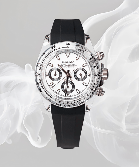 Seiko Mod Daytona Panda Clear Case