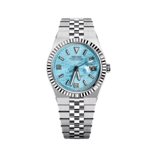 Seiko Mod Land-Dweller Tiffany Blue
