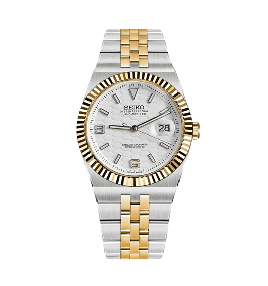 Seiko Mod Land-Dweller Twotone Gold