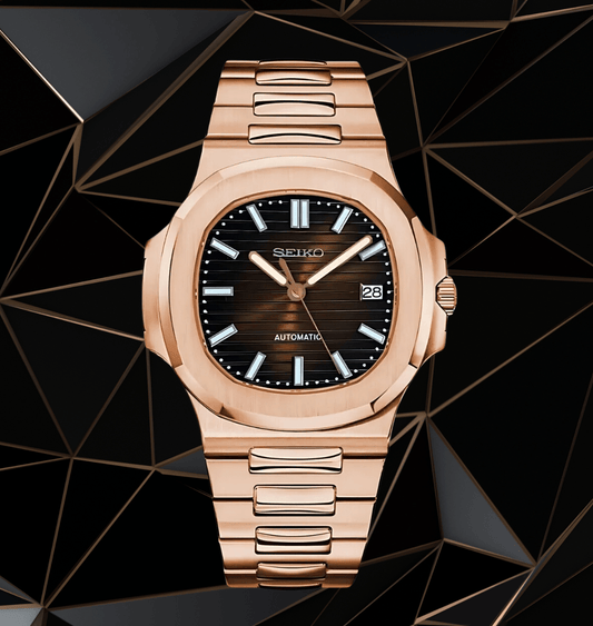 Seiko Mod Nautilus Chocolate