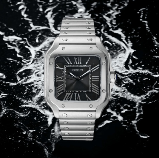 Seiko Mod Santos Black