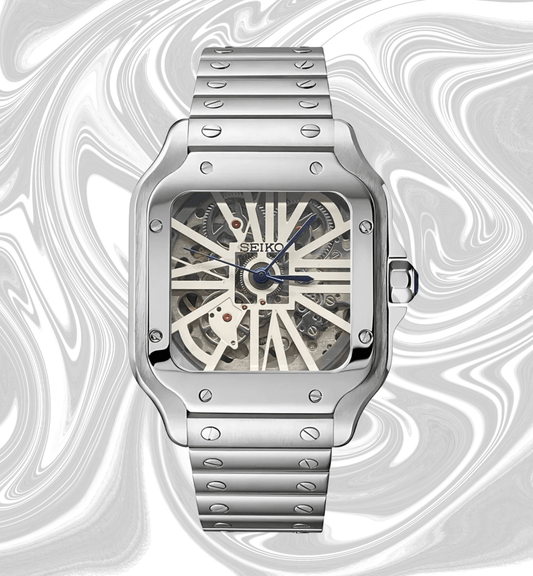Seiko Mod Santos Skeleton Classic