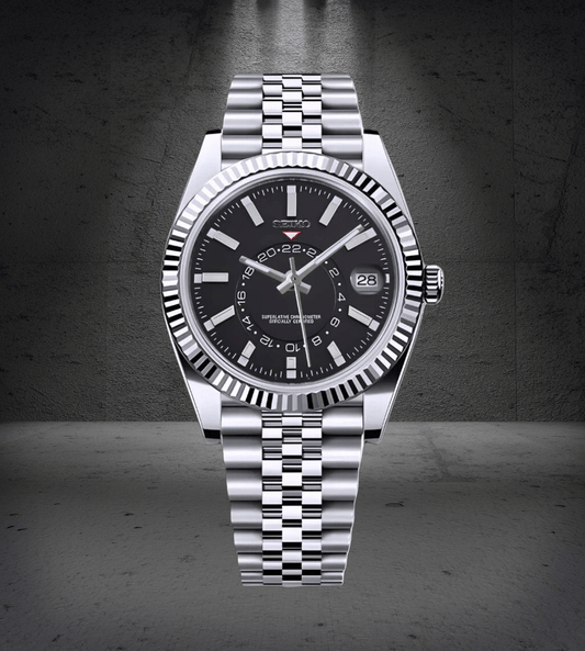 Seiko Mod Sky-Dweller Classic Black