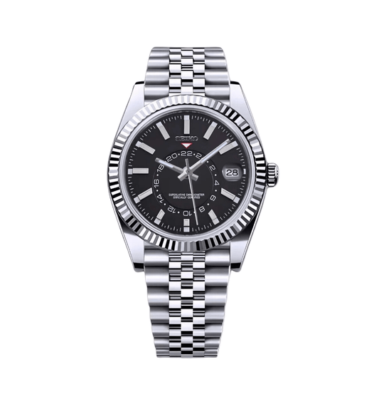 Seiko Mod Sky-Dweller Classic Black