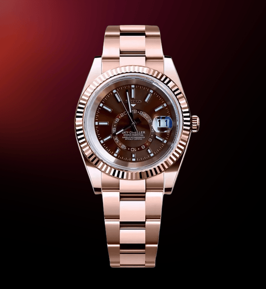 Seiko Mod Sky-Dweller Rose Gold Champagne
