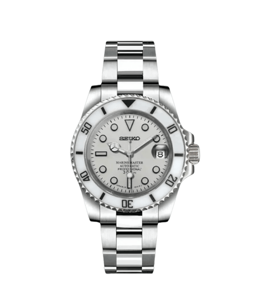 Seiko Mod Submariner White